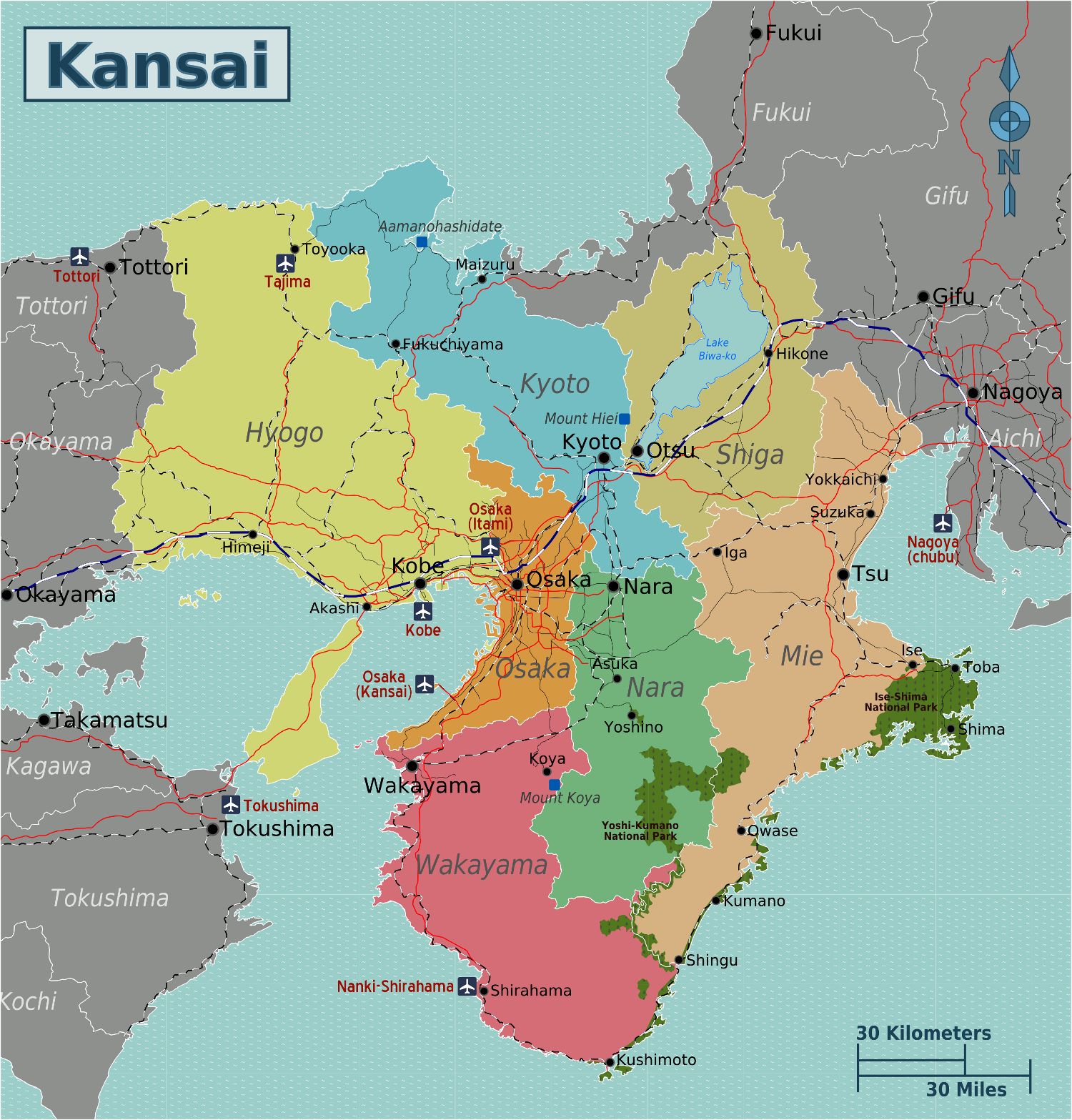 kansai map