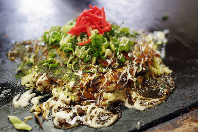 oyster okonomiyaki of okayama