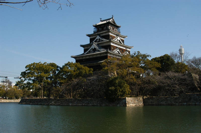 hiroshima castle's keep