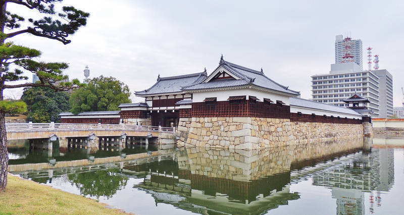 hiroshima castle's yagura