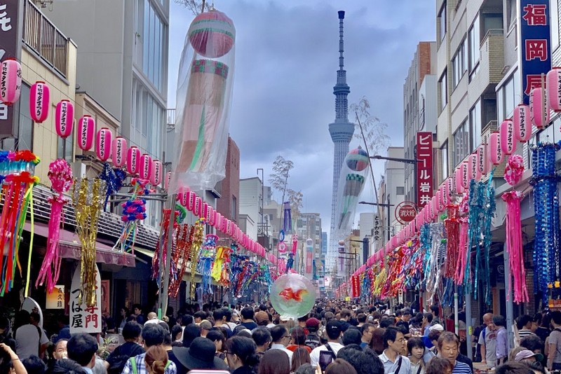 shitamachi tanabata matsuri in tokyo