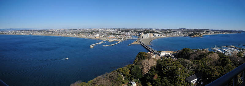view from the lighthouse of enoshima
