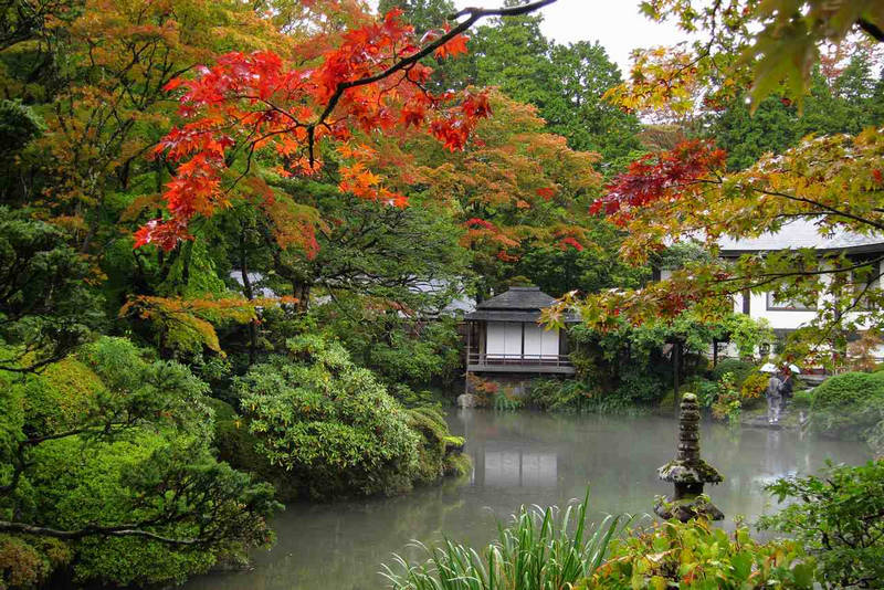 rinnoji temple's shoyoen garden in nikko