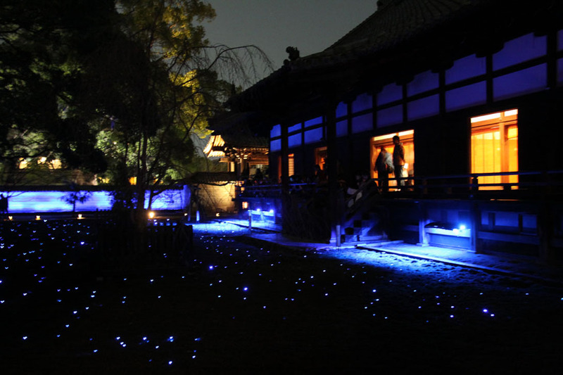 shorenin temple lights higashiyama kyoto