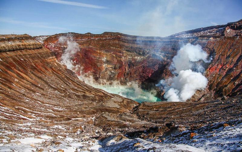 mount aso nakadake