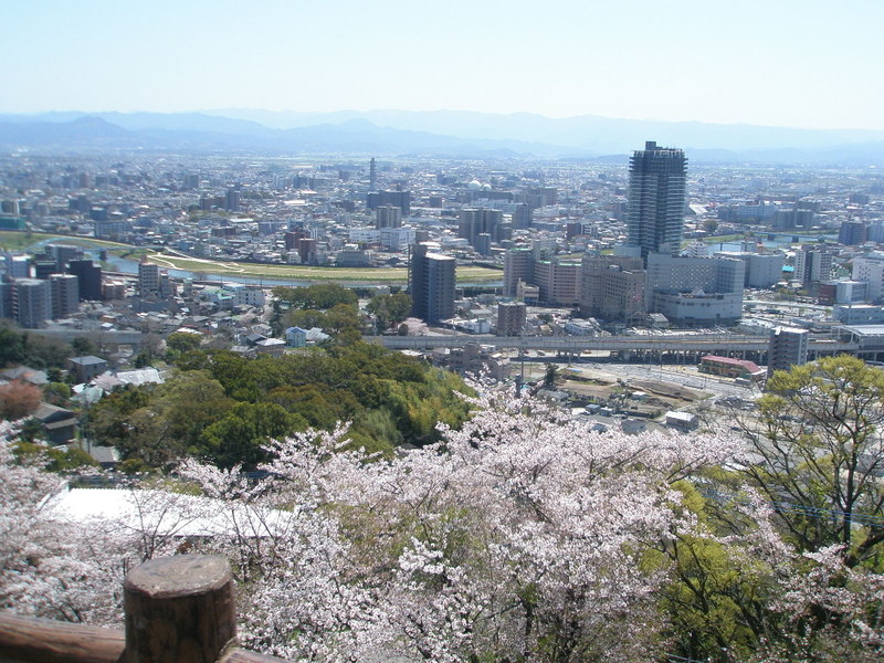 view from Hanaokayama