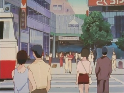la galleria sun road di Kichijoji nell'anime di Great Teacher Onizuka
