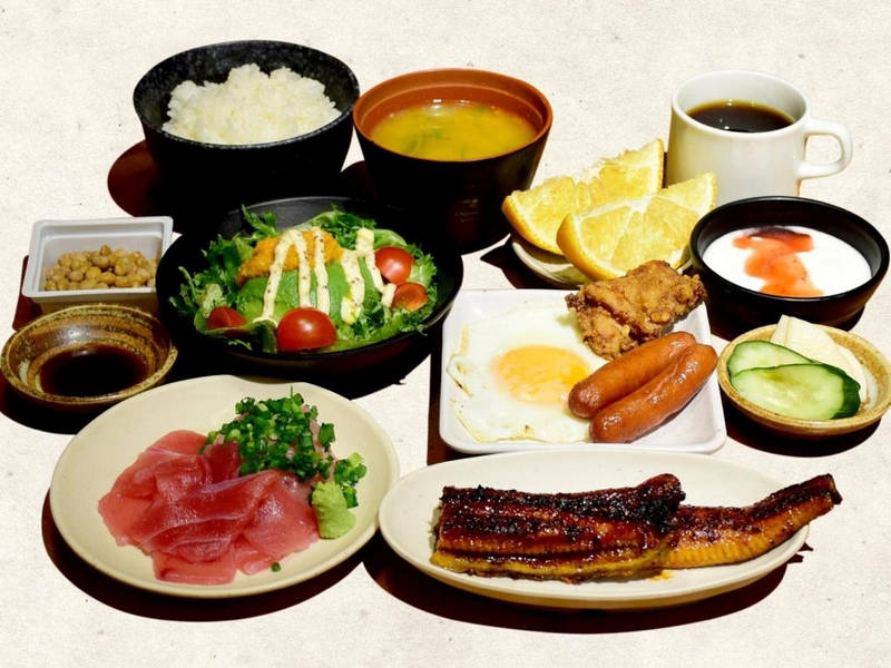 japanese business hotel breakfast