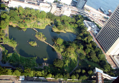 kyu shiba rikyu gardens in hamamatsucho