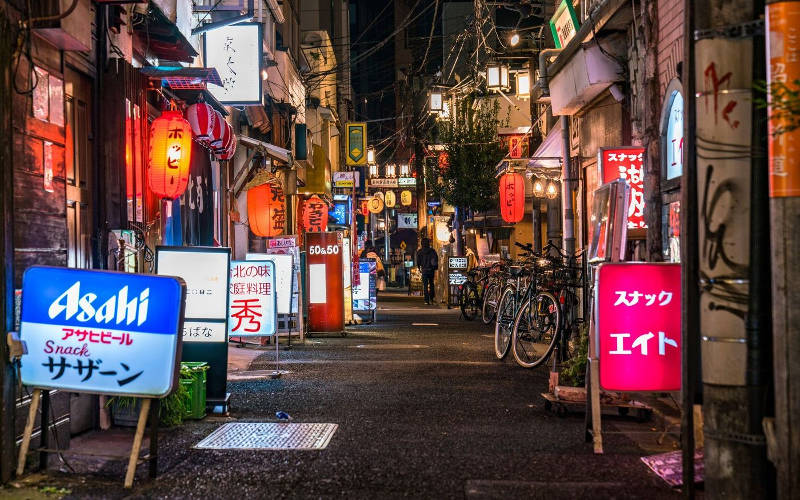 nakano old style street