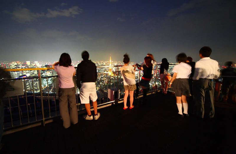 roppongi hills skydeck night view