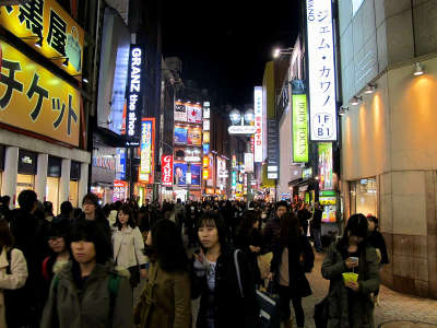shibuya crowded