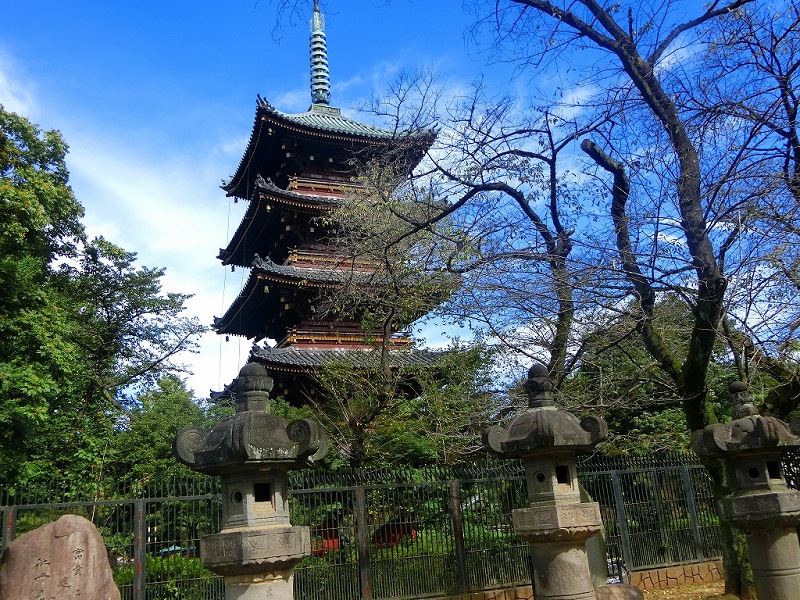 ueno toshogu shrine pagoda
