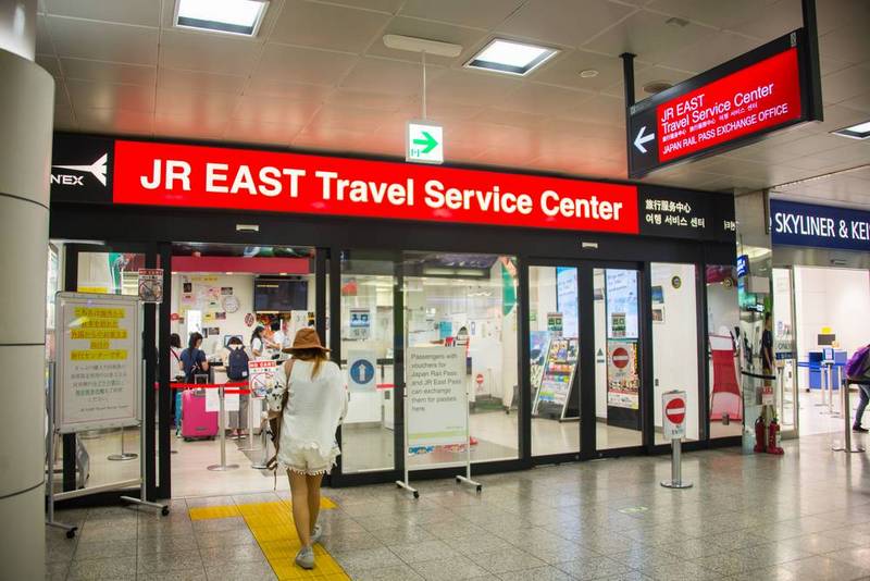 jr east travel service center in narita airport