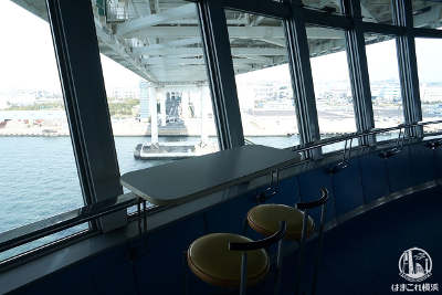 view from yokohama bay bridge observation deck