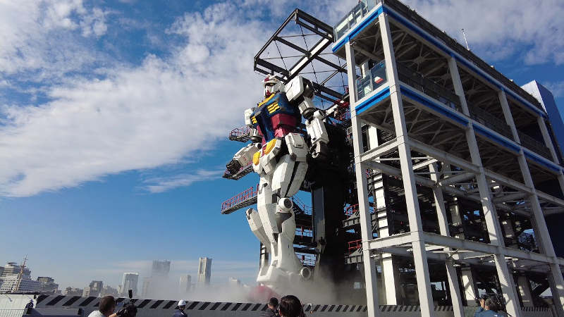 gundam full scale robot yokohama